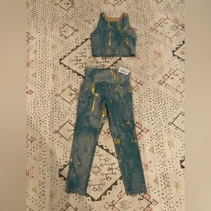 NWT Old navy girls athletic set in powermarble size small girls